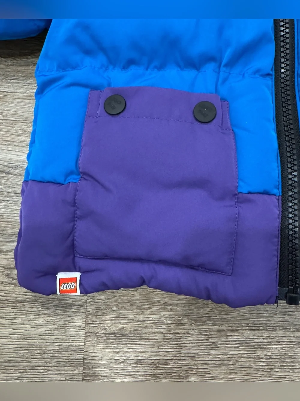 Lego Purple & Blue Colorblock Jacket with Removable Sleeves Vest by Target